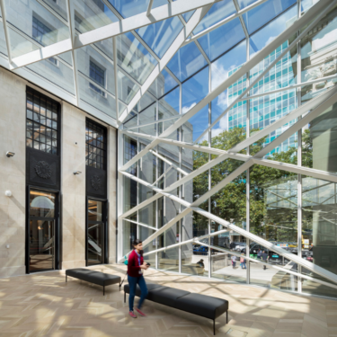 London Business School Construction London Education conservatory foyer