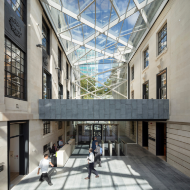 London Business School Construction London Education foyer bridge