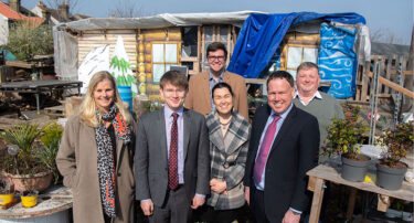 New shelter and social space for Melville Road Allotment