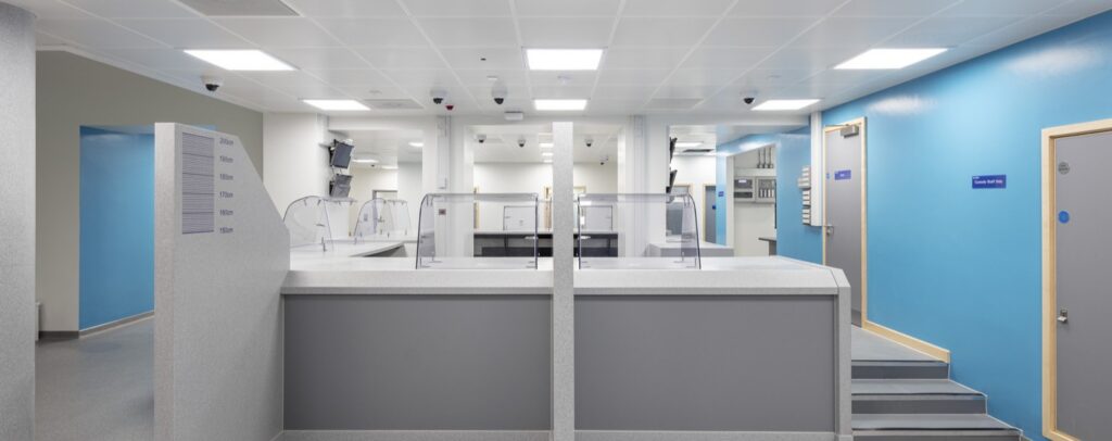 Met Police Hammersmith internals booking in desk