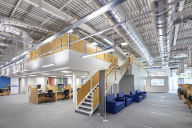 Modern, high quality civic office fitout for the HM Government DWP
