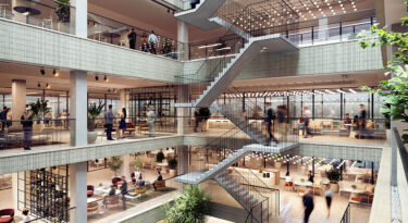 A Grade II office refurbishment in the heart of London’s square mile for international real estate company, Pembroke.