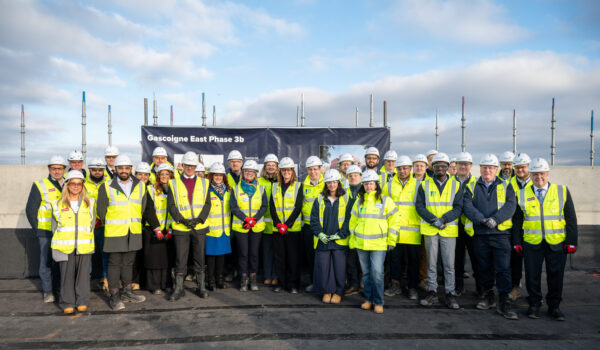 Gascoigne East Phase 3b Topping Out ceremony