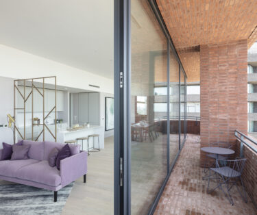 Hoxton Press London Construction Residential internal room balcony