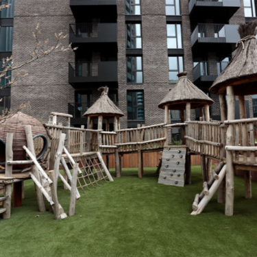 Wembley London Construction Residential exterior playground