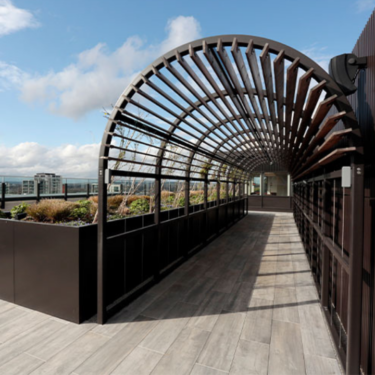 Wembley London Construction Residential exterior roof tunnel