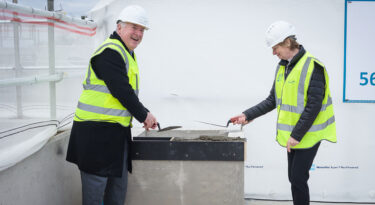 ‘Topping out’ ceremony held at landmark later living residential development in Hampstead