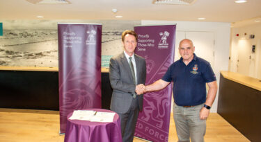 Armed Forces Covenant signed by Eoghan O'Lionaird on 80th anniversary of D-Day landings