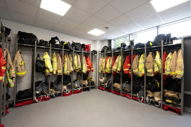 Delivering in live fire stations