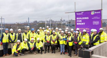 Church End with Brent Council housing