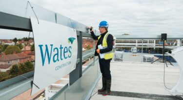 Oasis Academy Daventry Road topping out by Wates Construction