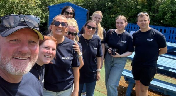 Construction South supports Woburn Lower School during Wates Community Month team