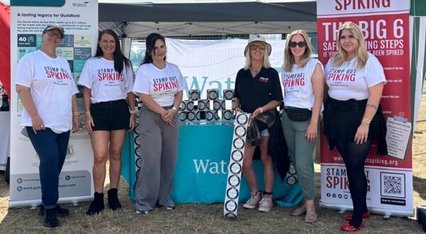 Stamp out Spiking and Wates at Guilfest