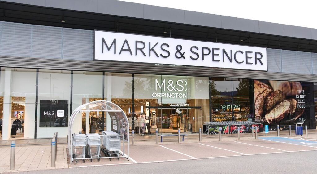 Marks and Spencer front of the store Orpington