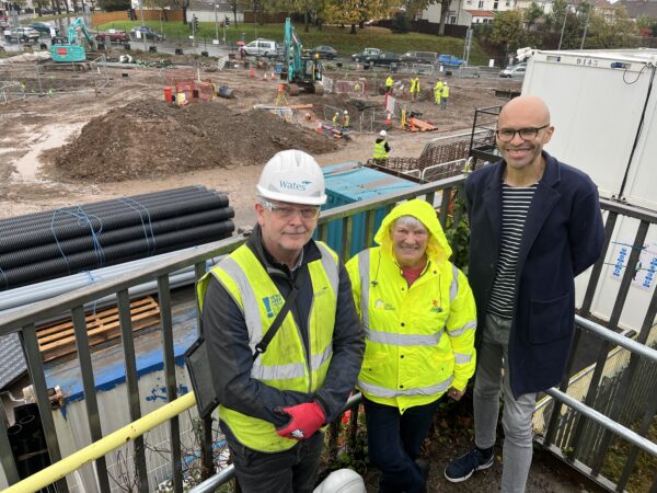 Construction well underway on Waungron Road housing and transport hub