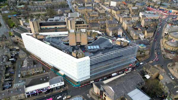 Aerial shot of Trinity Road, Halifax
