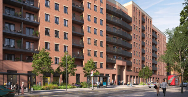 Wembley Housing Zone CGI