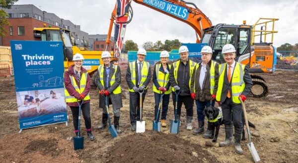 breaking ground at Gorse Ride