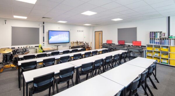 St John Fisher School music room