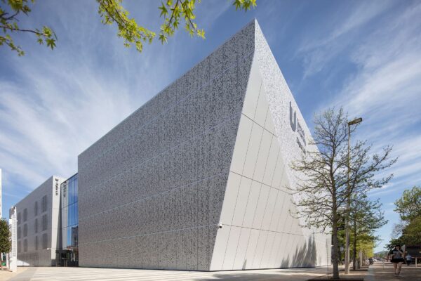 Teesside University, Digital Life exterior shot in the day time.
