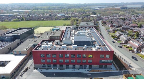 St John Fisher School aerial shot