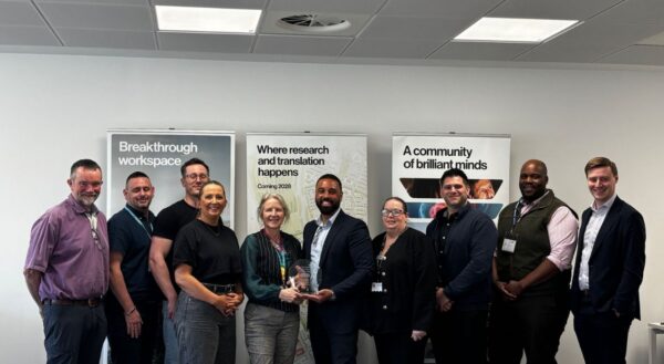 Wates Construction team at the Wellcome Genome Campus