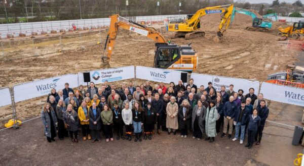 Breaking ground for the next generation on the Isle of Wight College site
