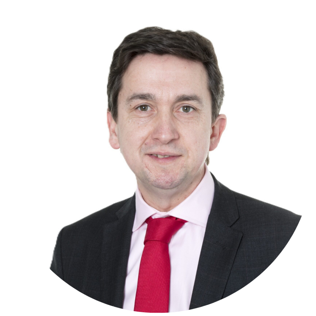 A circular headshot of Gary Campbell-Dykes, Education Director at Wates