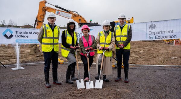 Isle of Wight College groundbreaking ceremony