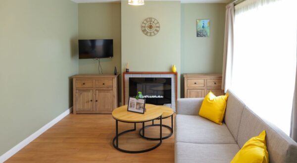 Living room at HMP Send house