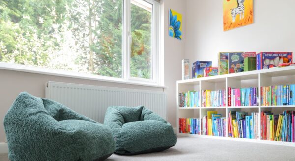 Playroom at HMP Send house