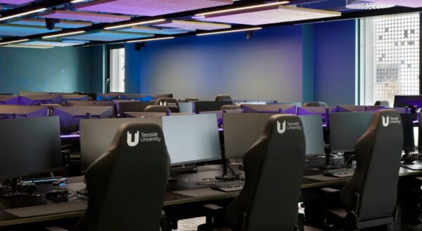 Teesside University computer room