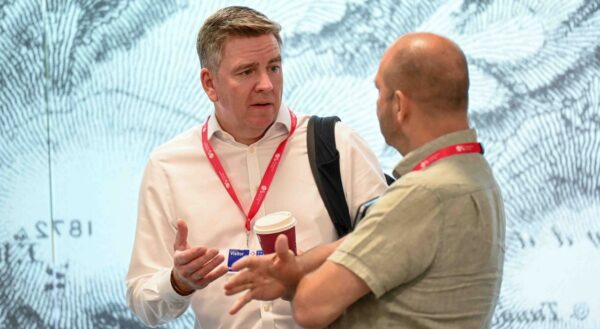 Mark Craig chatting