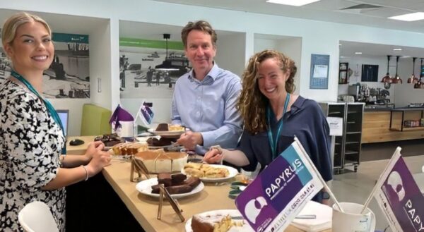 Papyrus cake sale in Leatherhead