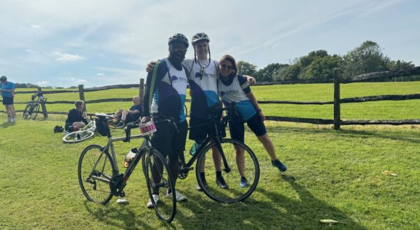 Wates cycling with Papyrus