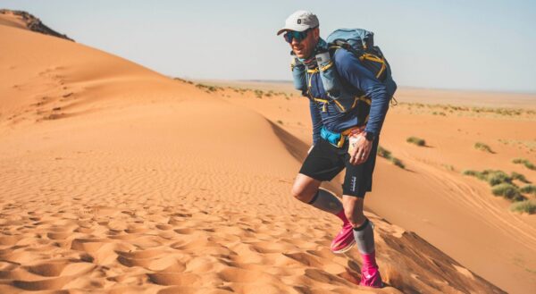 Wates person walking through the desert for Papyrus