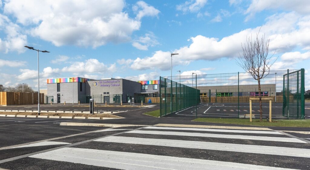 Gosberton House Academy zebra crossing