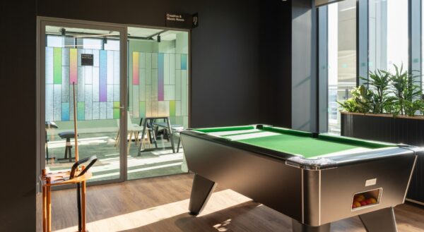 Lloyds Banking Group Cardiff Hub game room