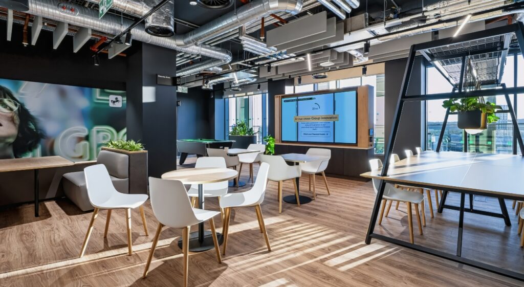 Lloyds Banking Group Cardiff Hub social room