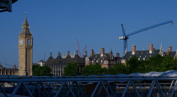 Norman Shaw North crane and Big Ben