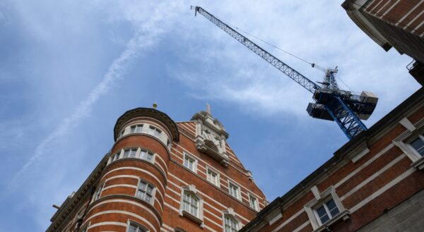 Norman Shaw North crane in the sky