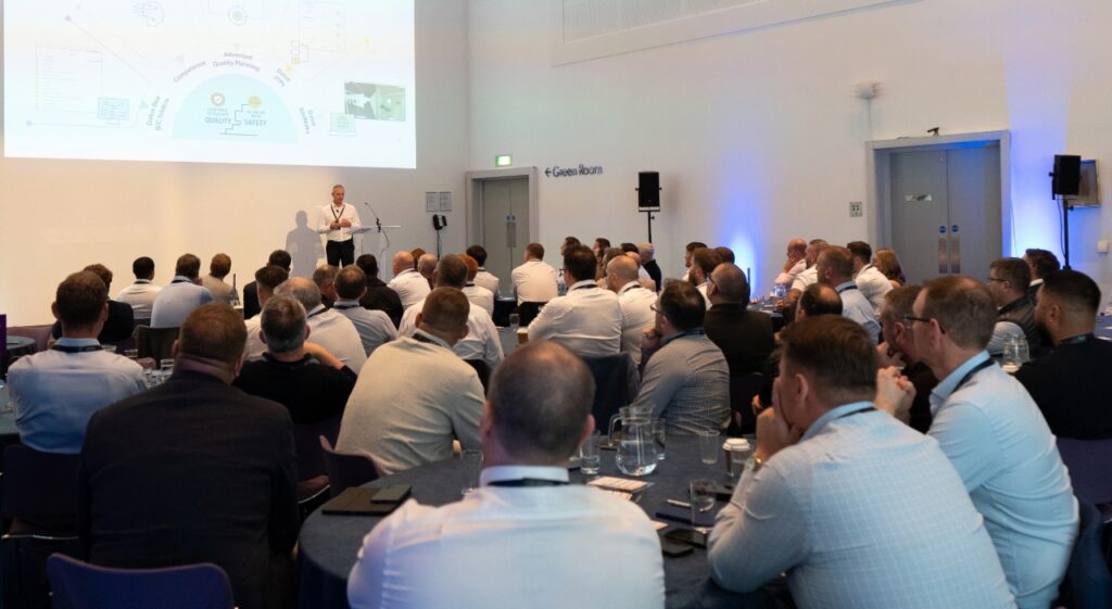 Mark Bridges presenting