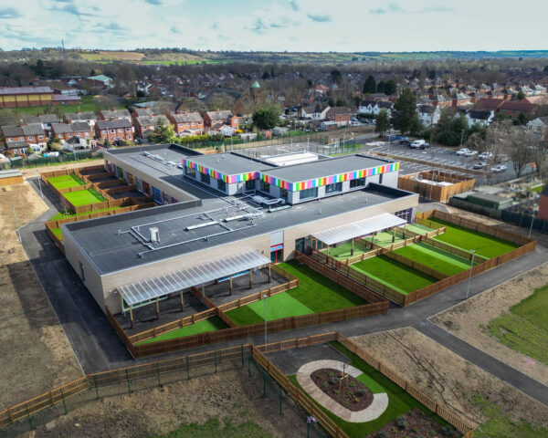 St. Christopher School Lincoln birds eye view of whole school